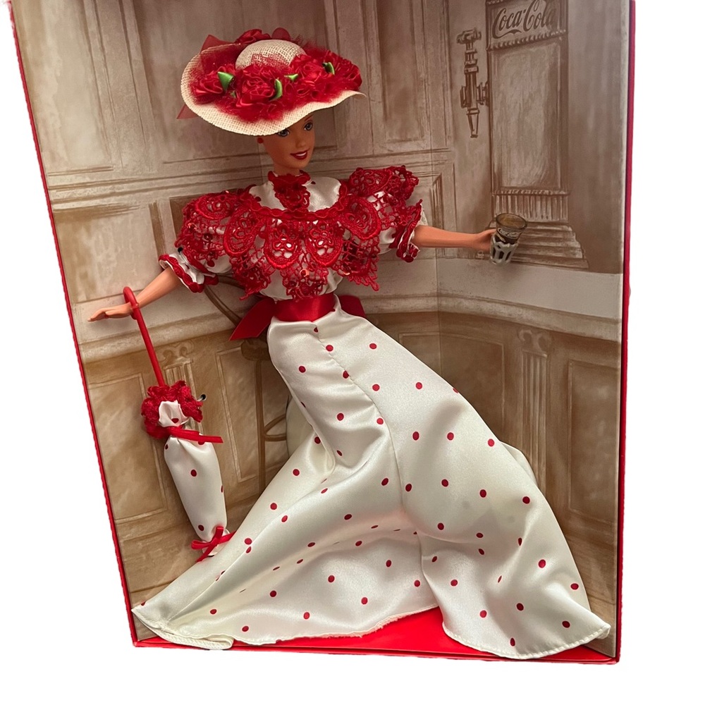 Vintage Mattel Barbie Soda Fountain Sweetheart Coca Cola Doll - Picture 4 of 7